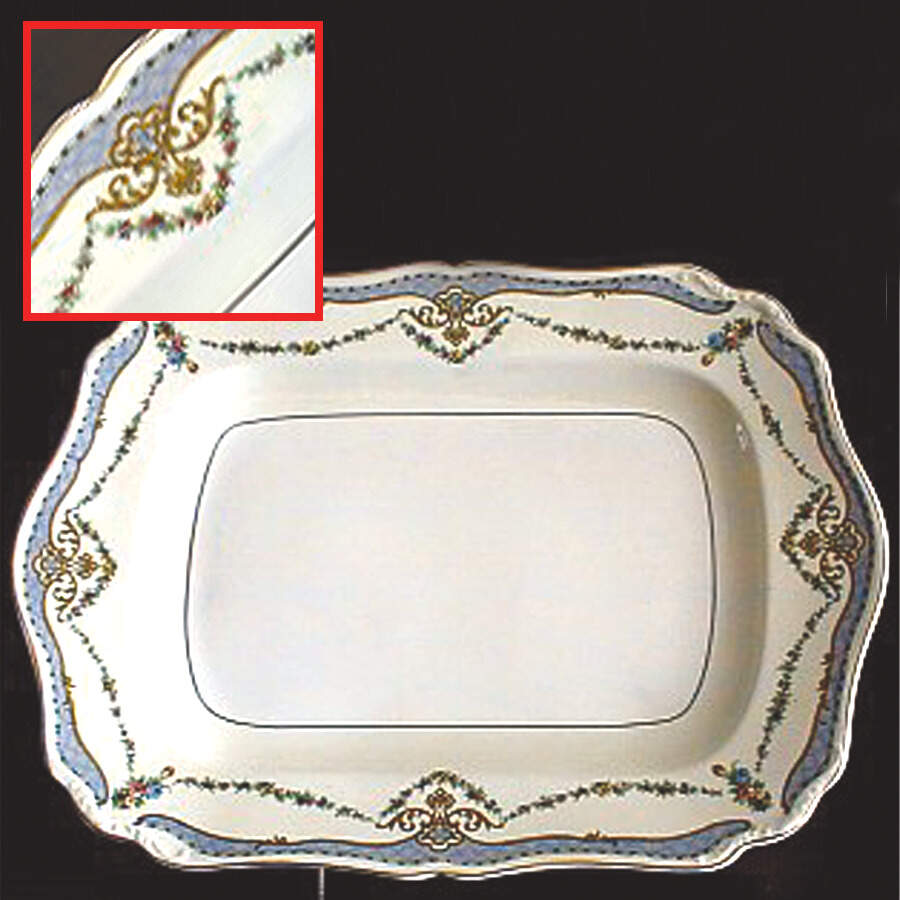 MEK113 12" Rectangular Serving Platter by J & G Meakin-1