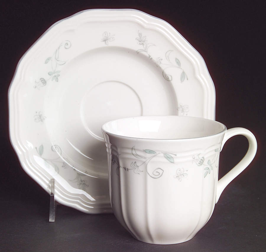 Avondale Flat Cup & Saucer Set by Mikasa-1