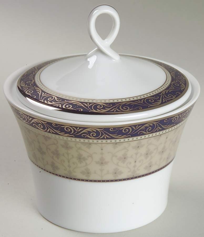 Delacourt Sugar Bowl & Lid by Mikasa-1