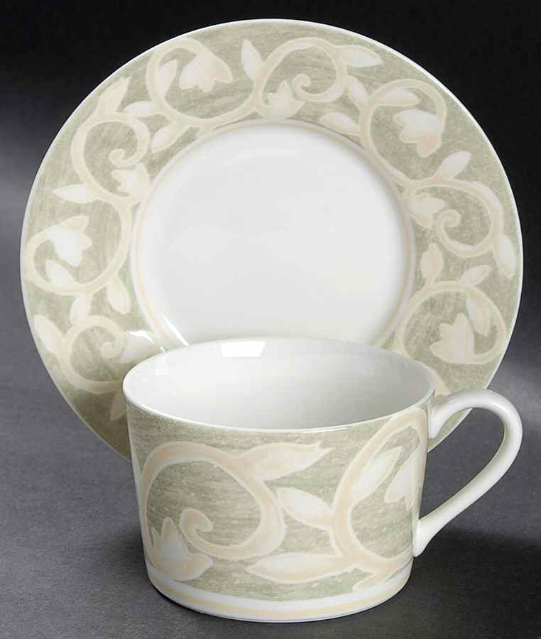 Torino Flat Cup & Saucer Set by Mikasa-1