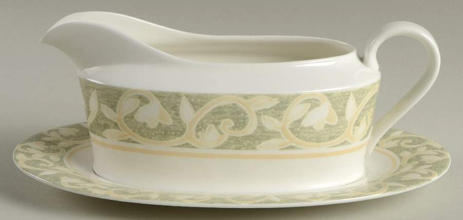 Torino Gravy Boat & Underplate by Mikasa-1