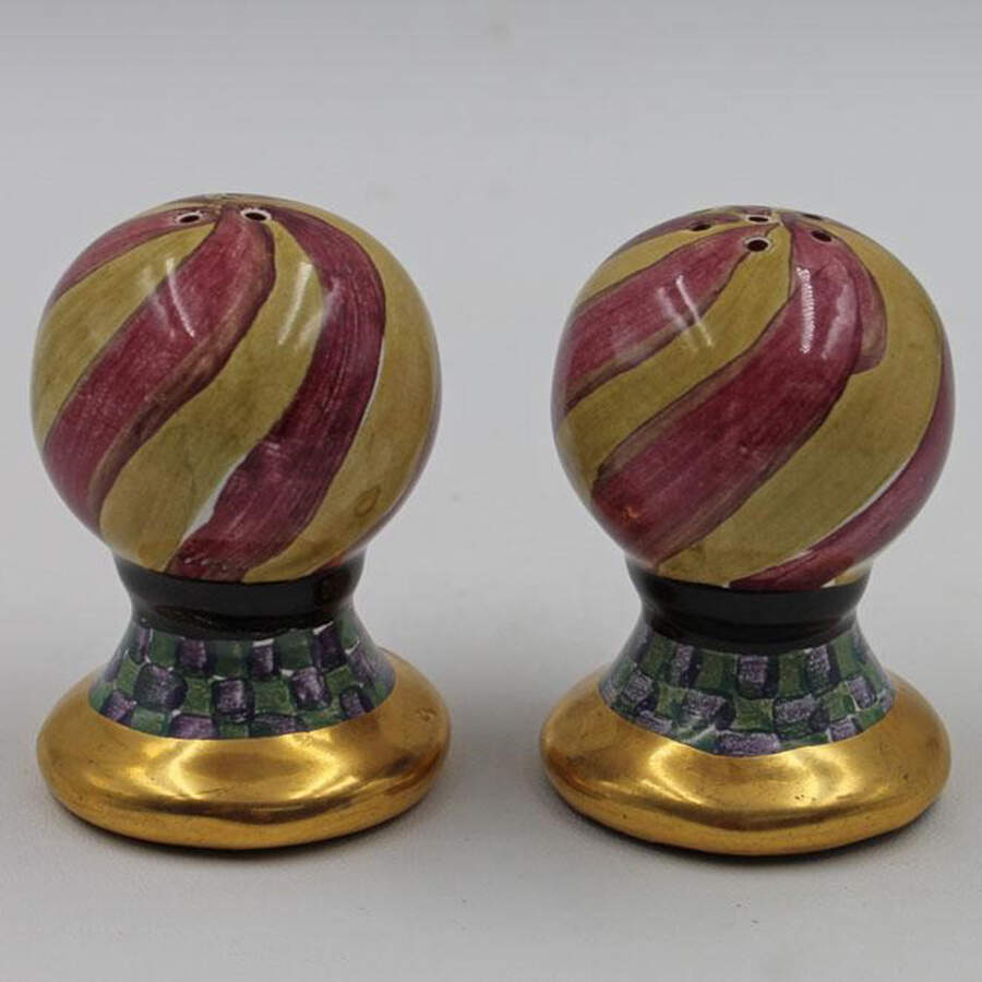 Torquay Frank Mustard Salt & Pepper Set by MacKenzie-Childs-1