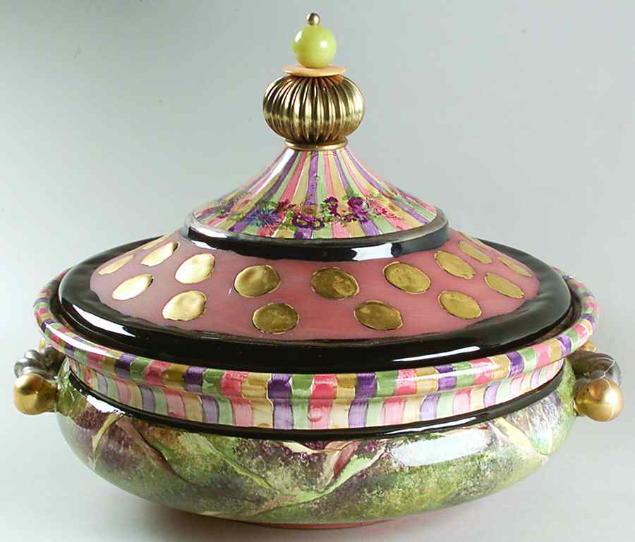 Torquay Frank Mustard Tureen &  Lid by MacKenzie-Childs-1