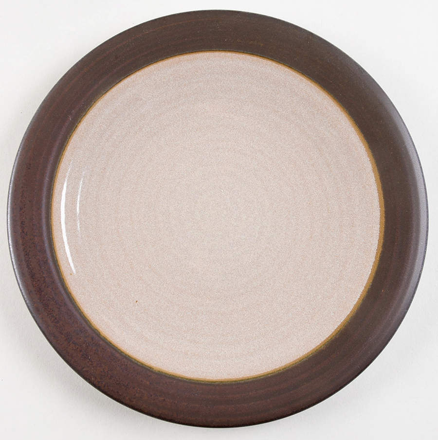 Swiss Coffee Dark Brown Salad Plate by Mikasa-1