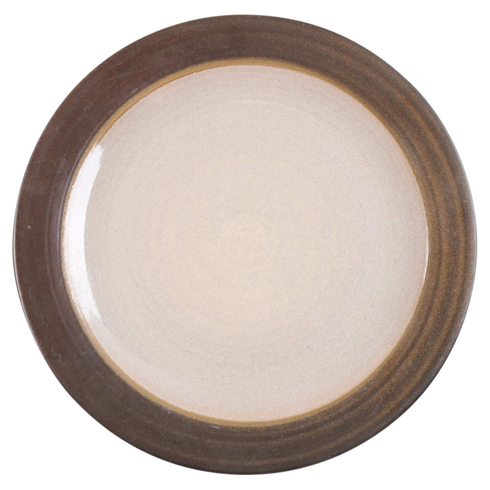 Swiss Coffee Dark Brown Dinner Plate by Mikasa-1