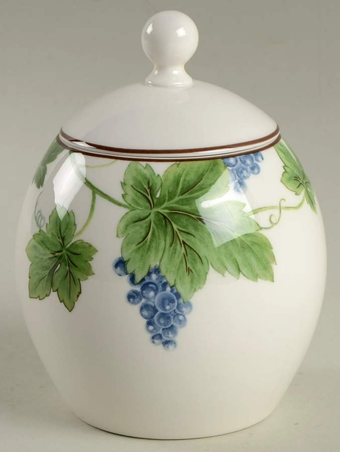Vineyard Sugar Bowl & Lid by Mikasa-1