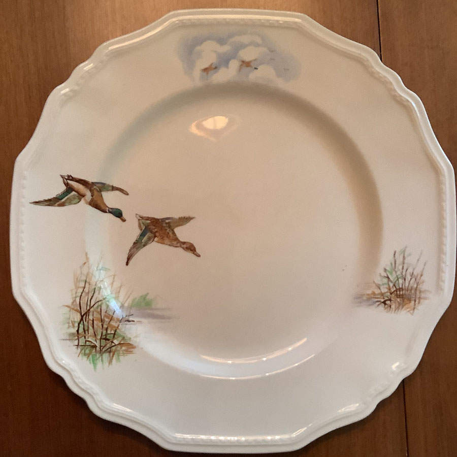 Wildfowl Dinner Plate by Alfred Meakin-1