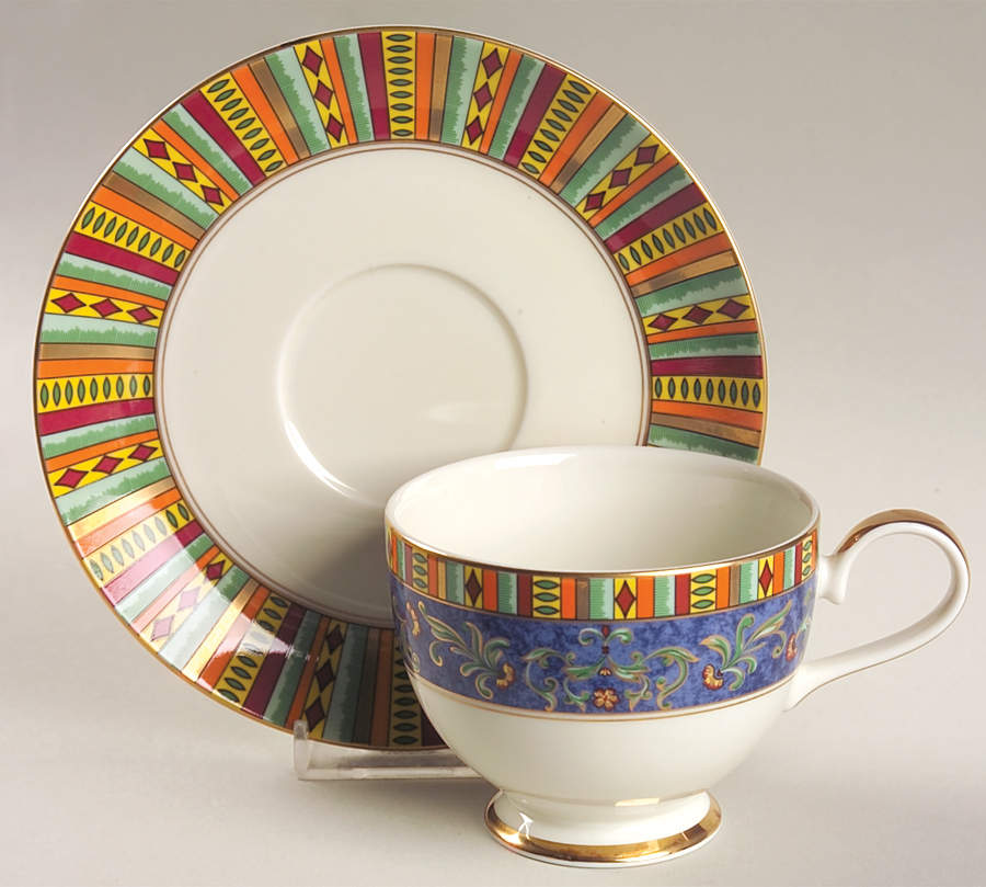 Chanteclair Footed Cup & Saucer Set by Mikasa-1