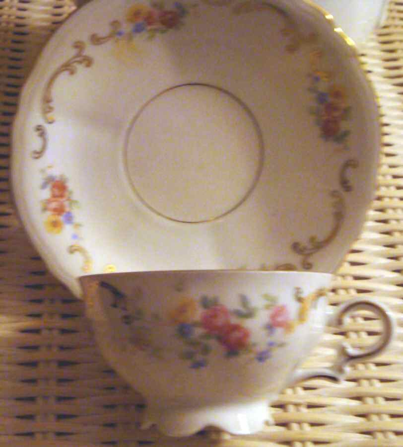 MIT107 Footed Demitasse Cup & Saucer Set by Mitterteich-1