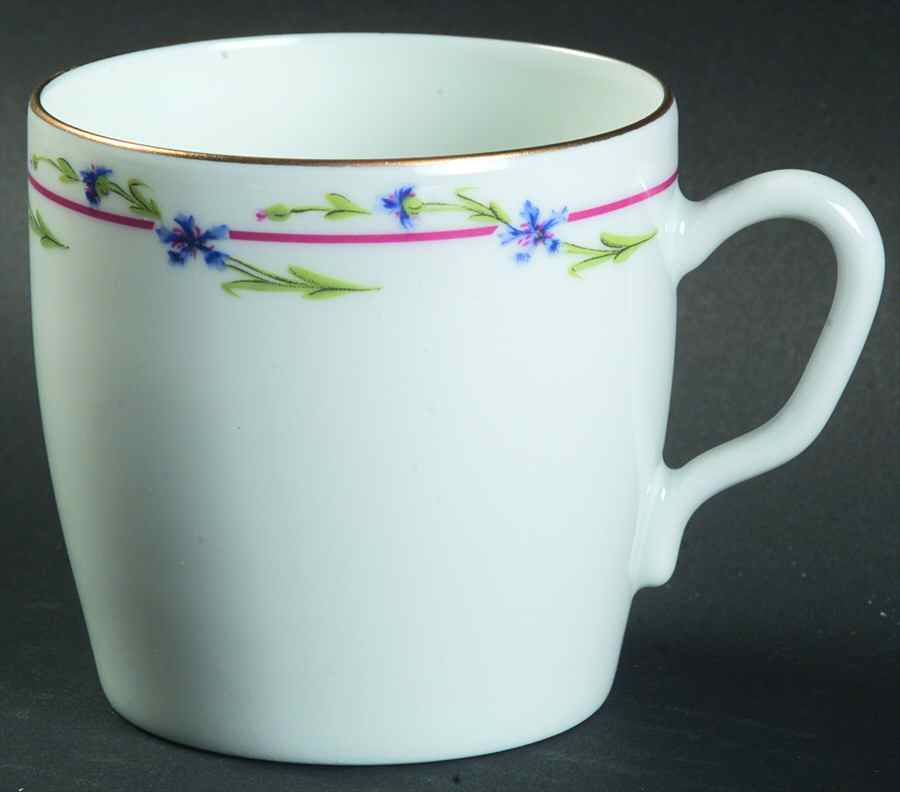 Cornflower Garland Flat Cup by Mottahedeh-1