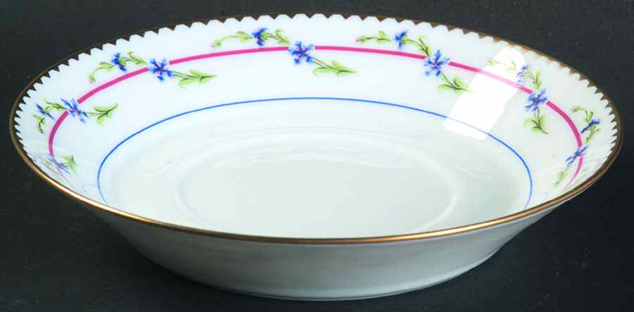 Cornflower Garland Saucer by Mottahedeh-1