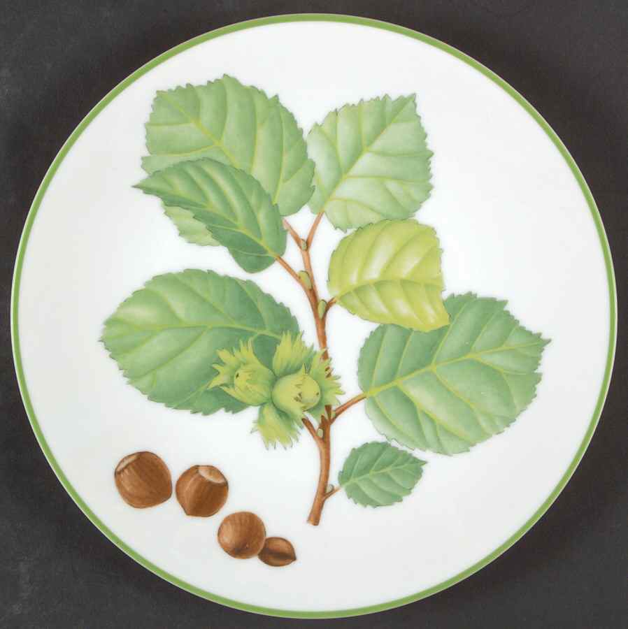 Nutleaf Dessert/Pie Plate by Mottahedeh-1