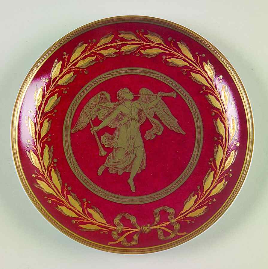 Gabriel Currant Red Coaster by Mottahedeh-1