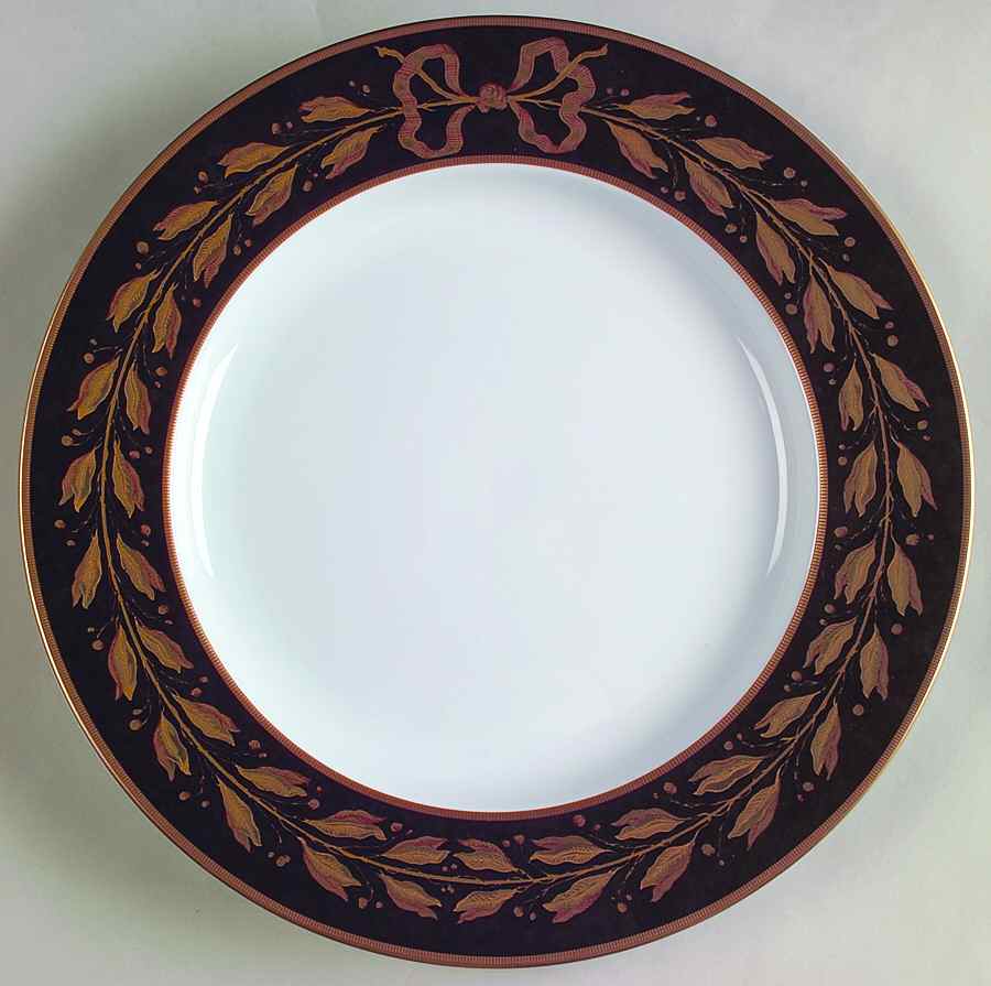 Gabriel Black Dinner Plate by Mottahedeh-1