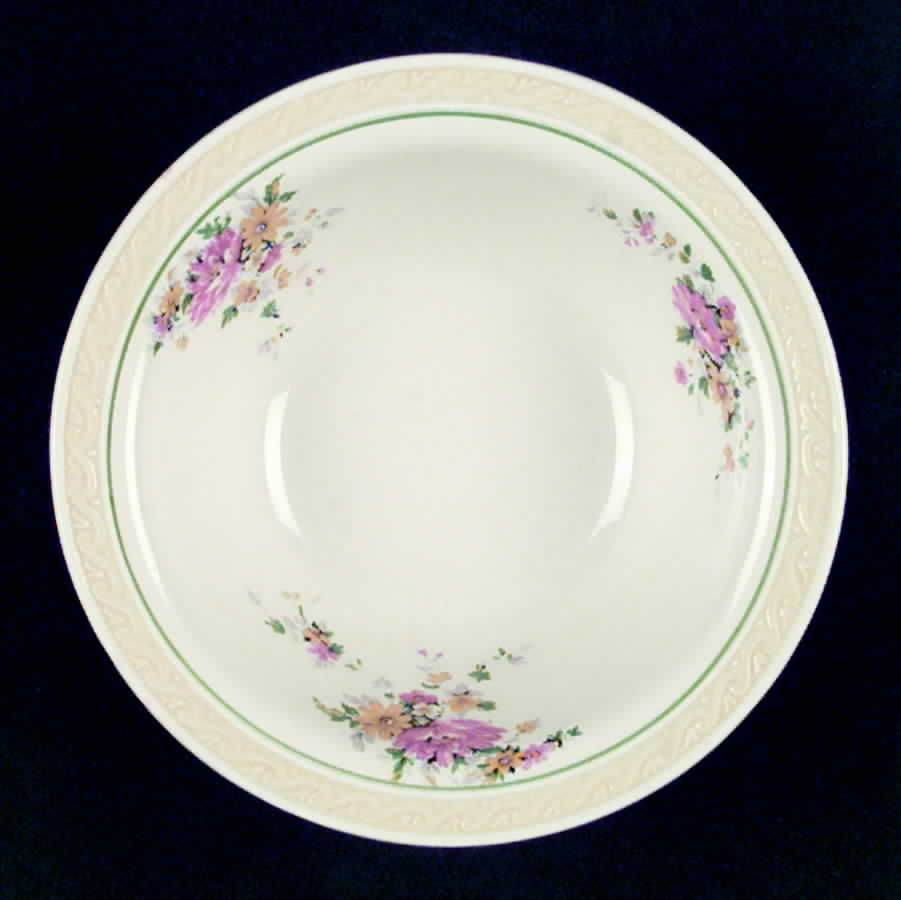 MEK147 Rim Cereal Bowl by J & G Meakin-1