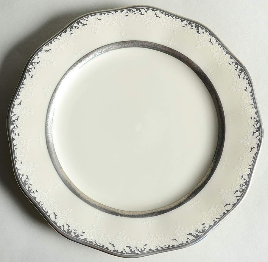 Sterling Lace Salad Plate by Mikasa-1