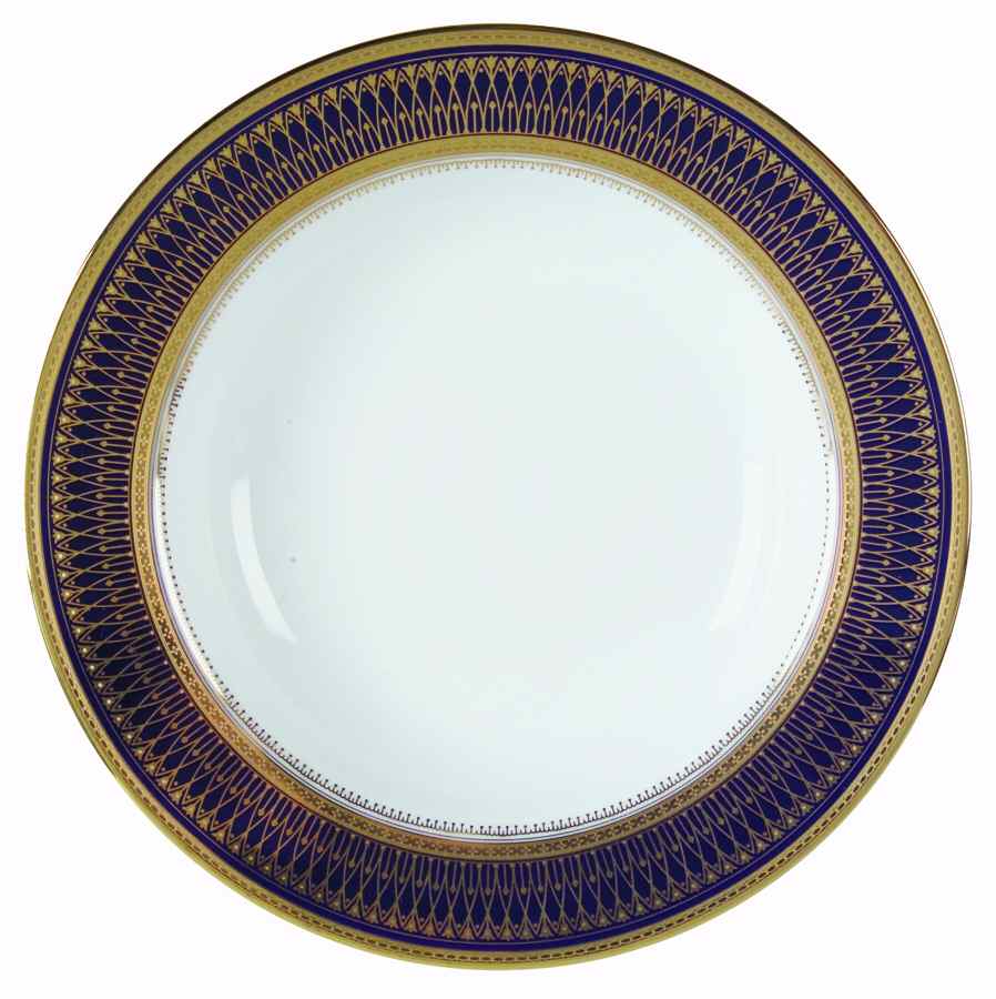 Gothic Cobalt Large Rim Soup Bowl by Muirfield-1