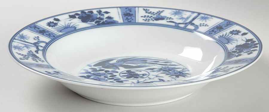 Imari Bird Large Rim Soup Bowl by Muirfield-1