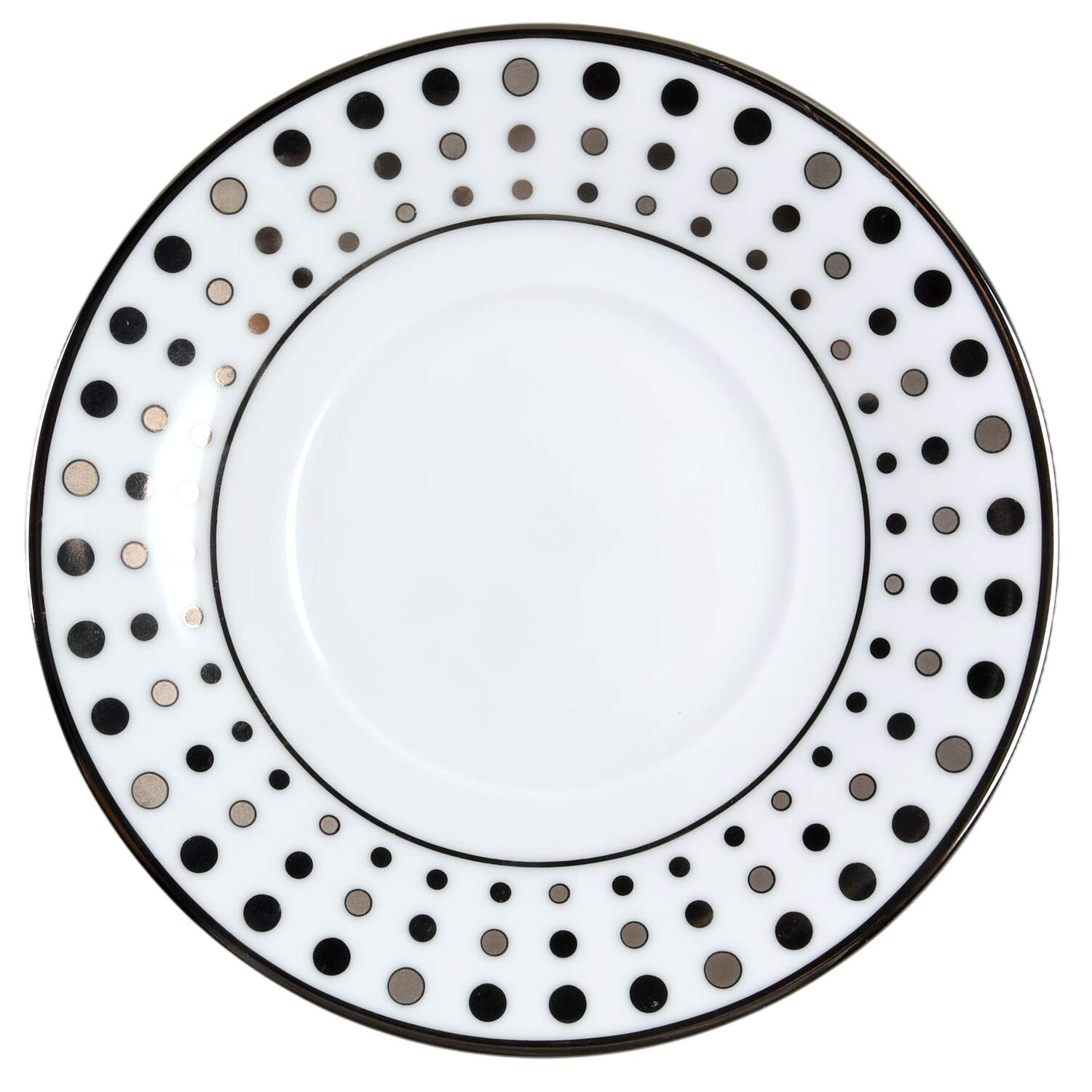 Platinum Dot Saucer by Muirfield-1