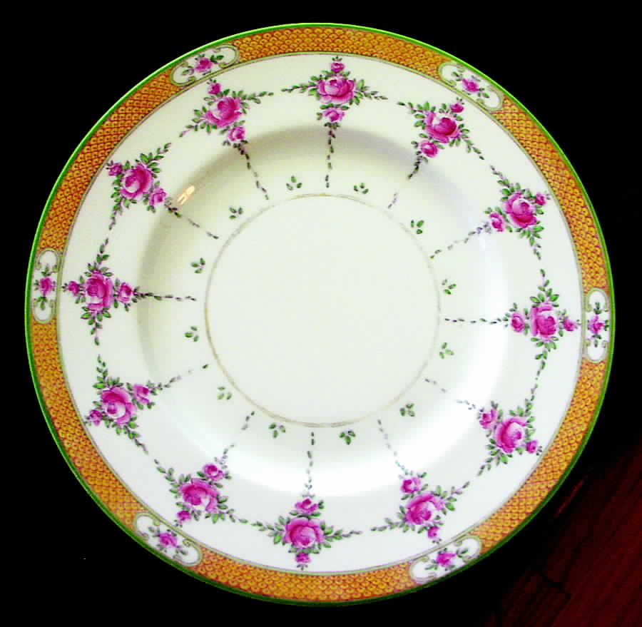 Minton Rose Luncheon Plate by Minton-1