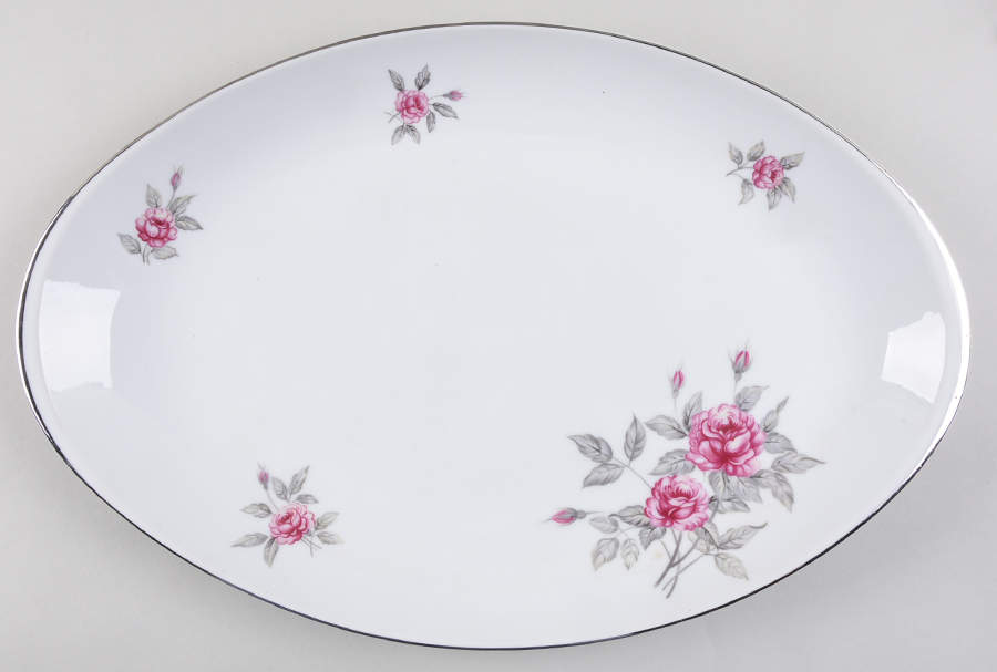 Engagement 16" Oval Serving Platter by Meito-1