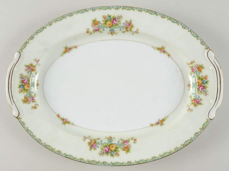 MMJ11 14" Oval Serving Platter by MM Japan-1