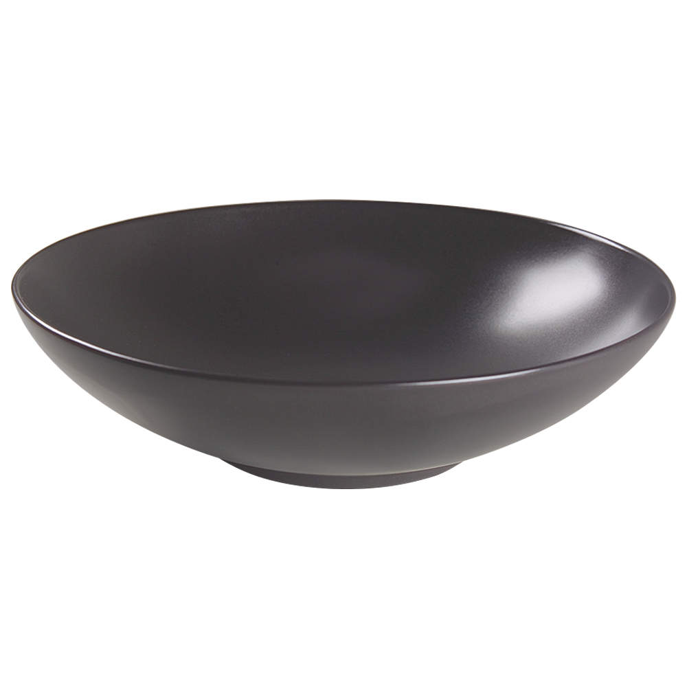 Stone Glaze Black 11" Round Vegetable Bowl by Mikasa-1