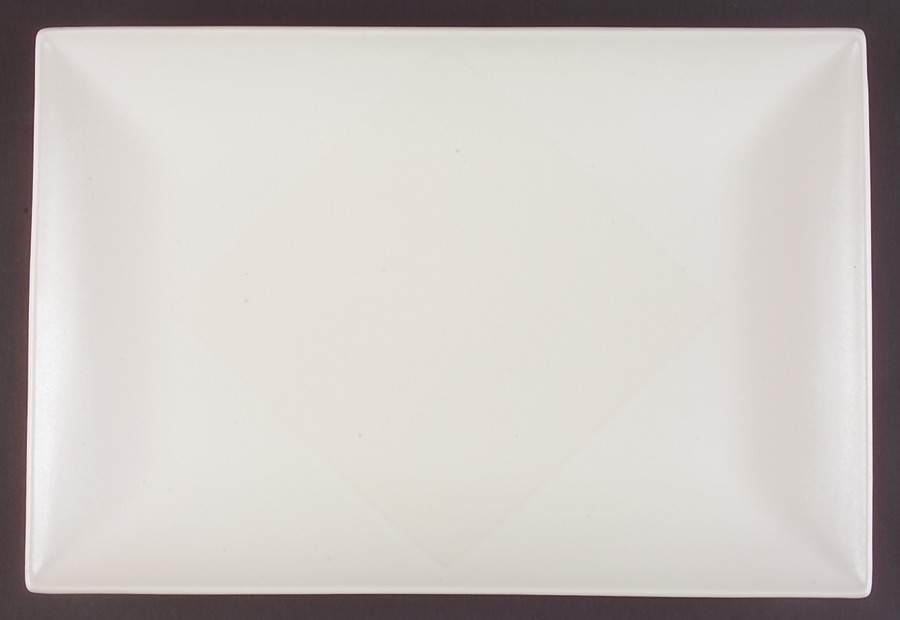 Origami White 16" Rectangular Serving Platter by Mikasa-1