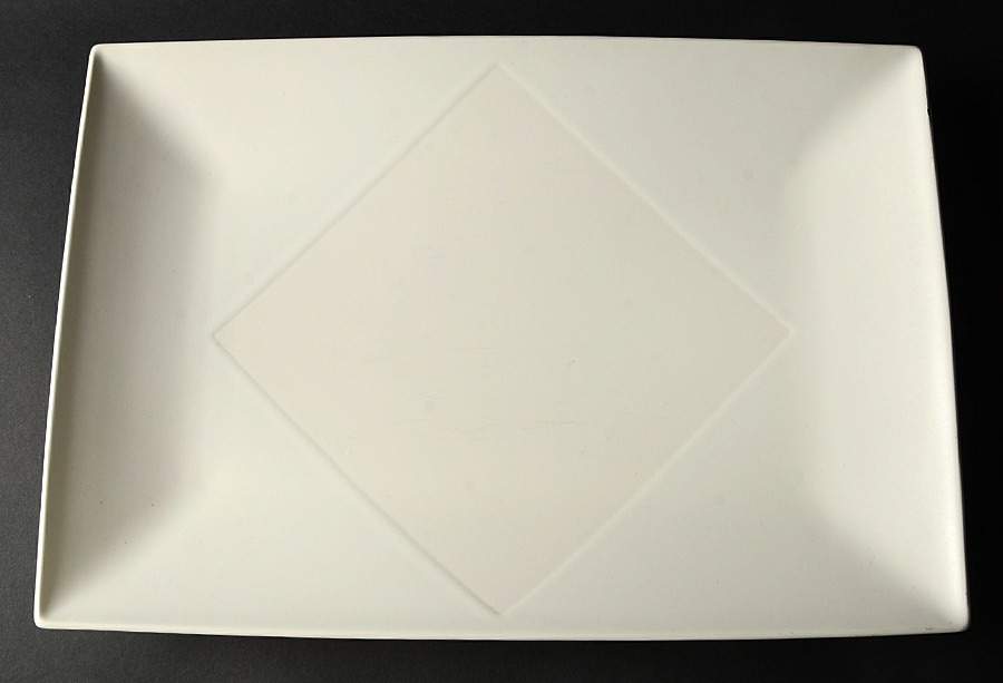 Origami White 15" Oval Serving Platter by Mikasa-1