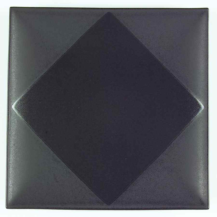 Origami Black Dinner Plate by Mikasa-1