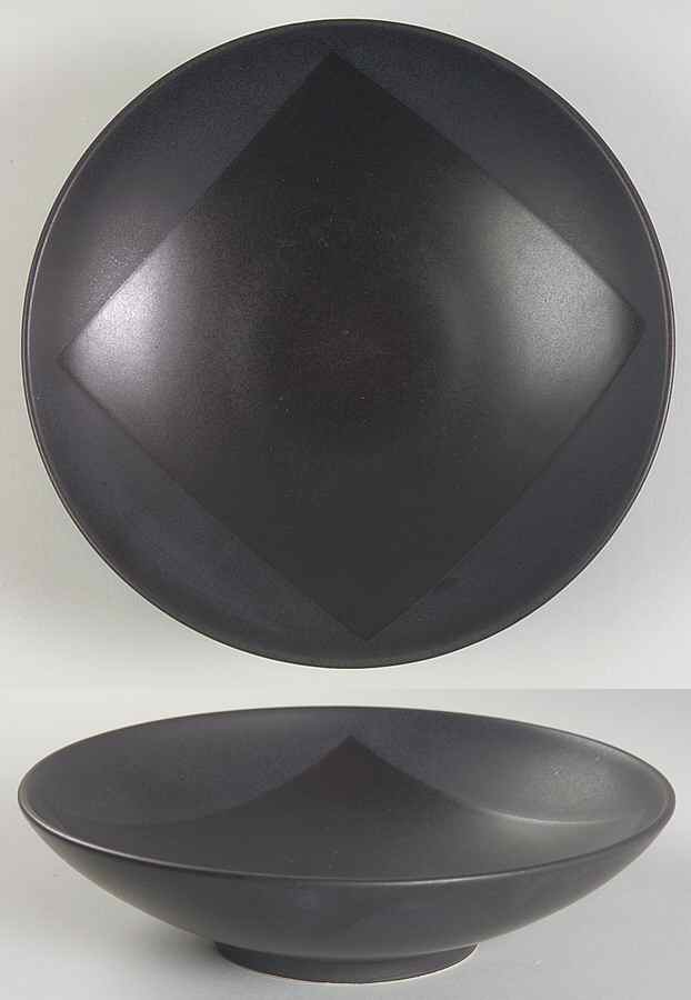 Origami Black Coupe Cereal Bowl by Mikasa-1