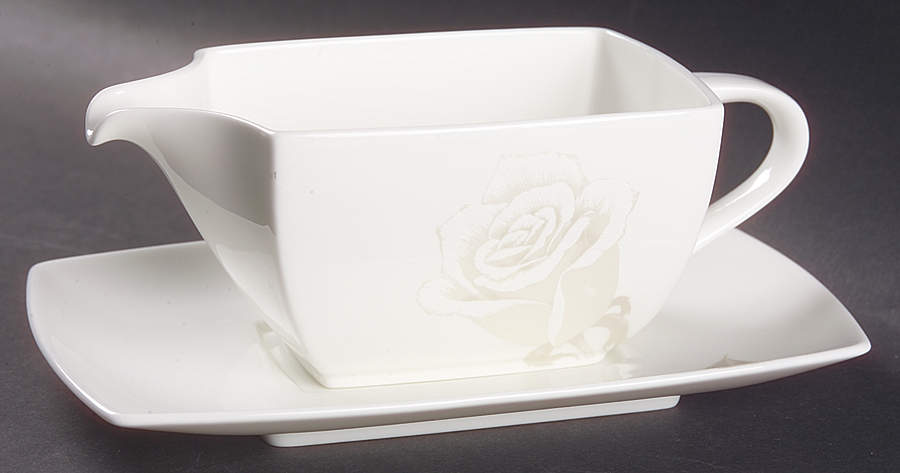 Endless Love Gravy Boat & Underplate by Mikasa-1