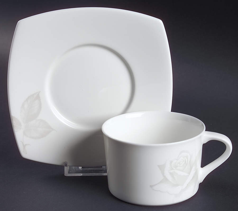 Endless Love Flat Cup & Saucer Set by Mikasa-1