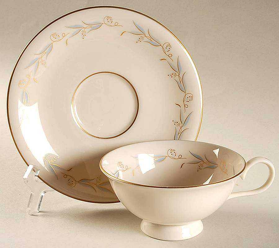 Rhapsody Footed Cup & Saucer Set by Marquise-1