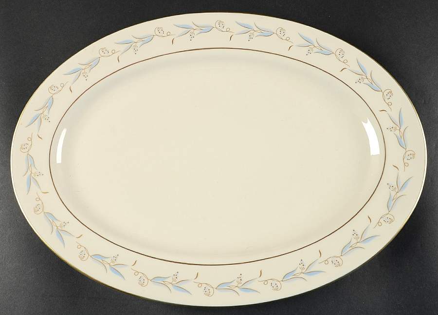 Rhapsody 15" Oval Serving Platter by Marquise-1