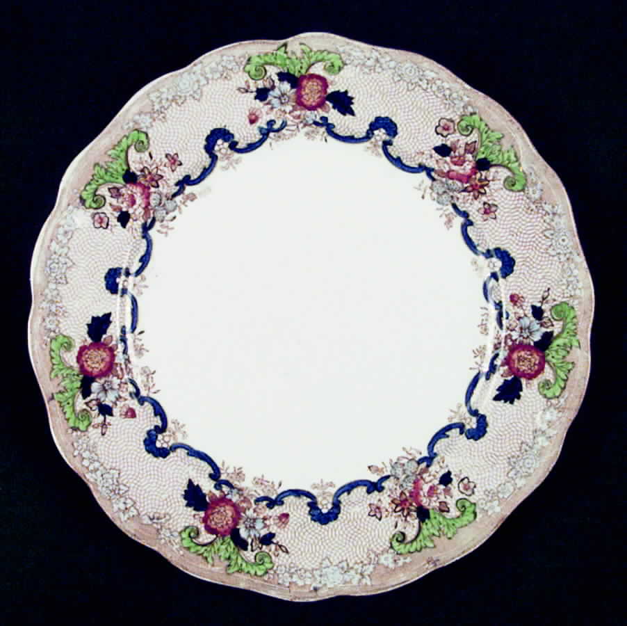 Gem (Multicolor) Salad Plate by John Maddock & Sons-1