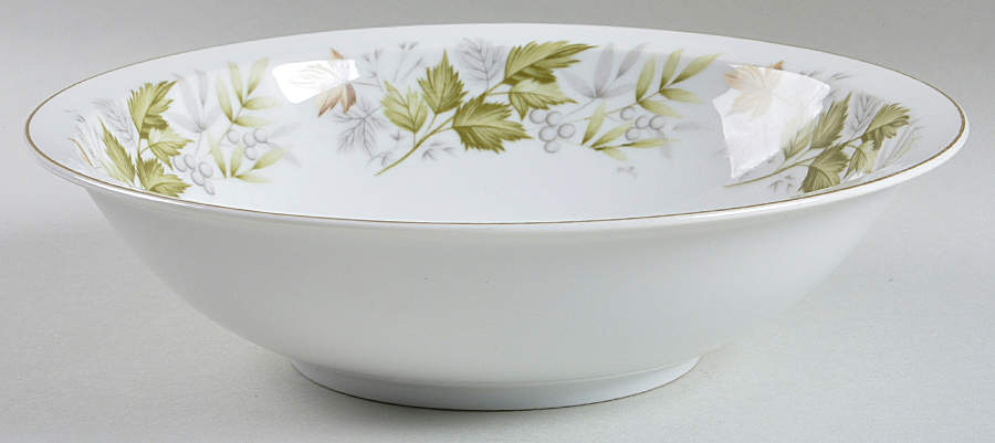 Fresh Leaf 8" Round Vegetable Bowl by Meito-1