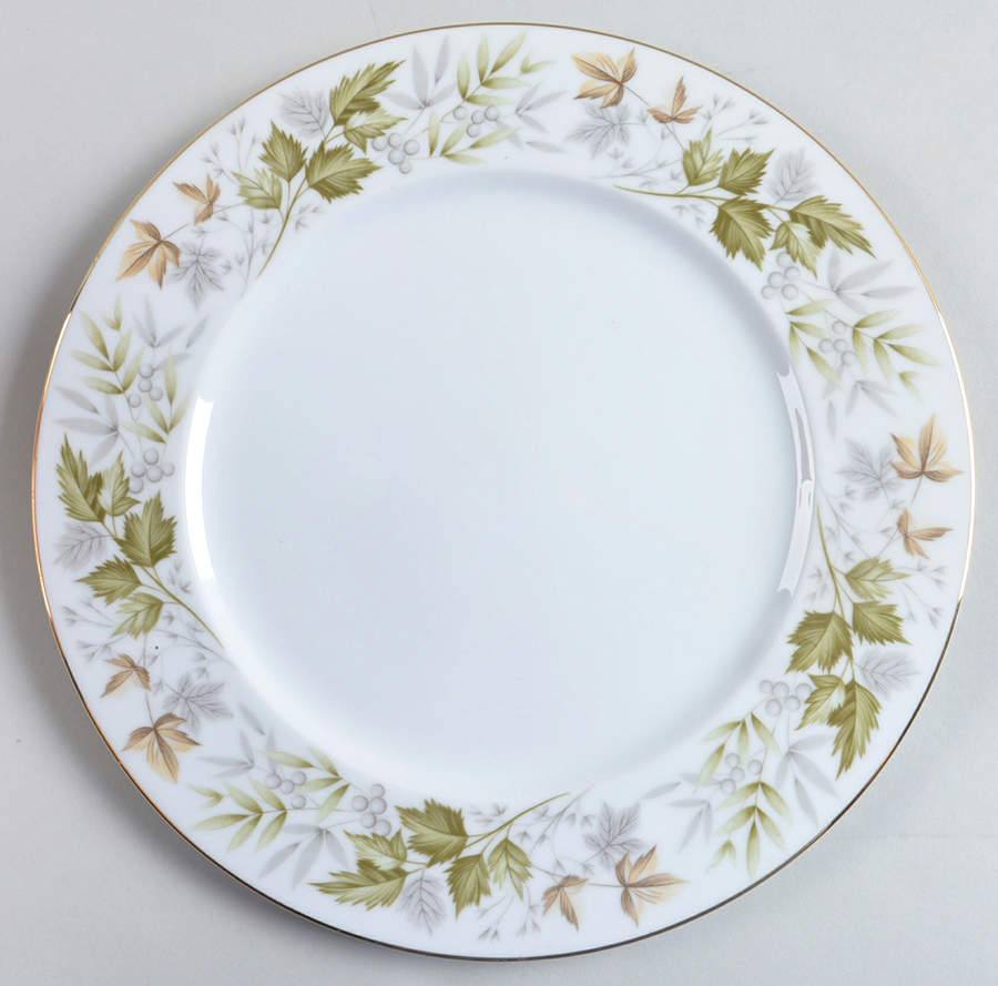Fresh Leaf Dinner Plate by Meito-1
