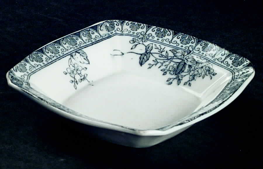 Rosaline Blue Gray Nut Dish by Alfred Meakin-1