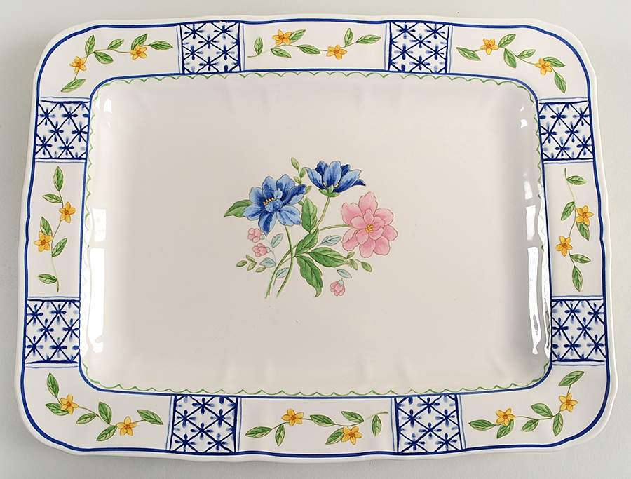 Villa Provencale 15" Rectangular Serving Platter by Mikasa-1