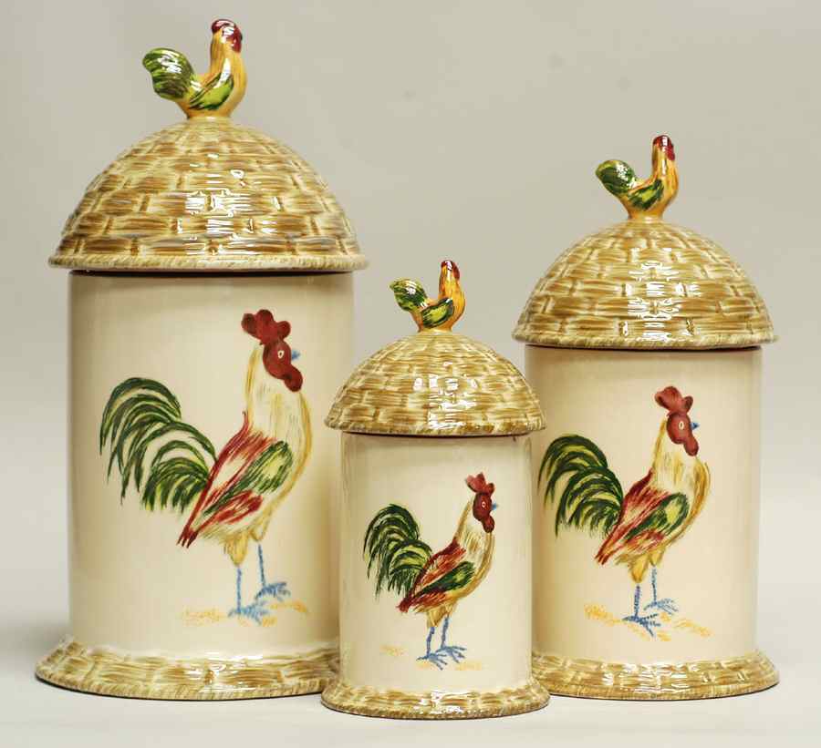 Bon Jour (3 Piece) Canister Set (Box Set) by Mikasa-1