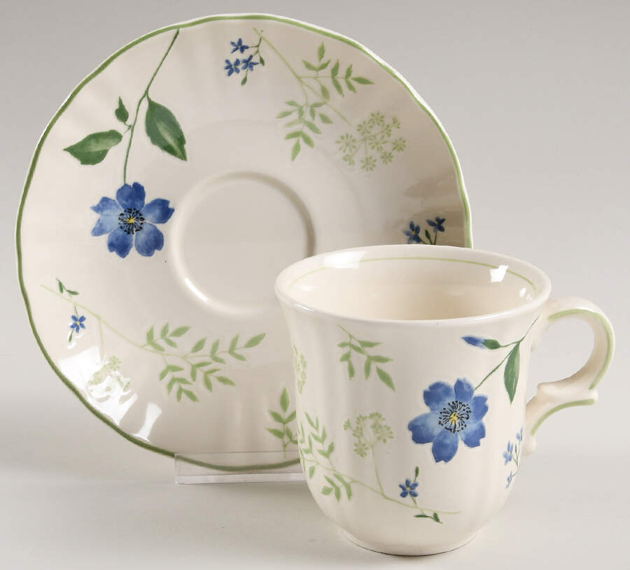 Avignon Flat Cup & Saucer Set by Mikasa-1
