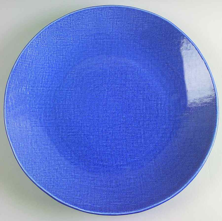 Stone Mountain Denim (Dark Blue) 12" Chop Plate (Round Platter) by Mikasa-1