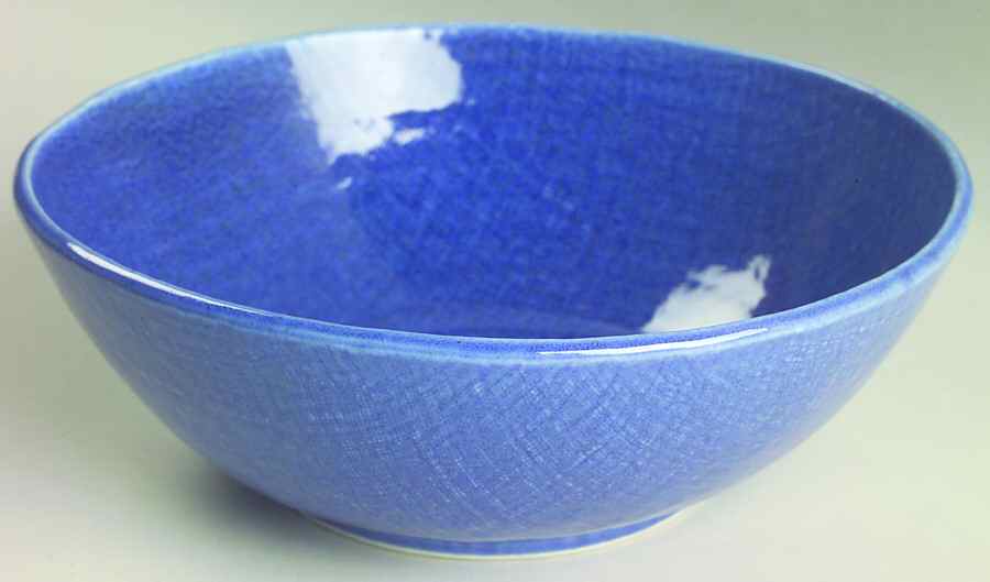 Stone Mountain Denim (Dark Blue) 9" Round Vegetable Bowl by Mikasa-1