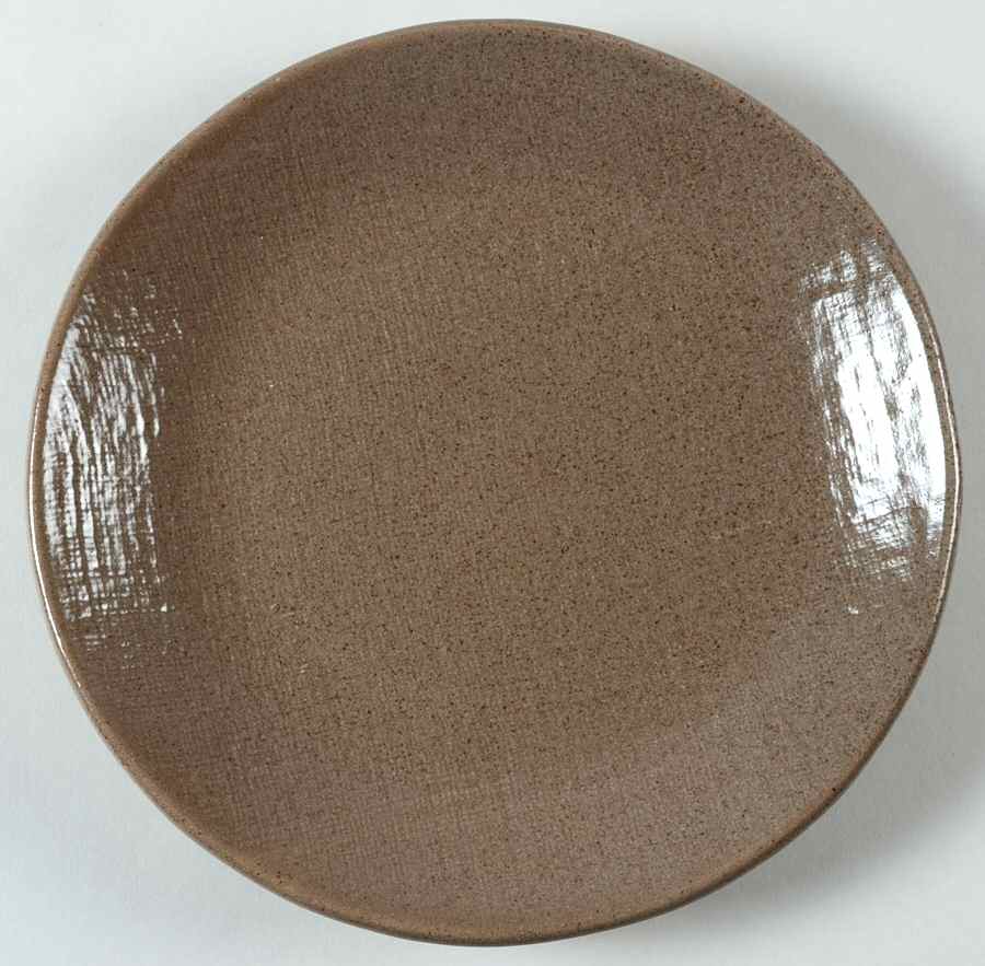 Stone Mountain Mushroom (Brown) Salad Plate by Mikasa-1