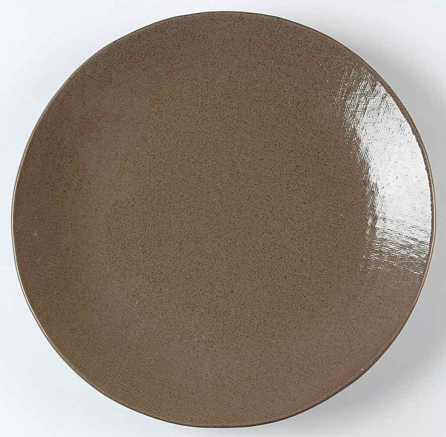 Stone Mountain Mushroom (Brown) 12" Chop Plate (Round Platter) by Mikasa-1