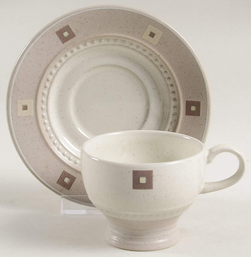 Penthouse Footed Demitasse Cup & Saucer Set by Mikasa-1