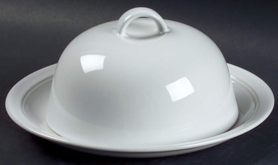 White Cliff Round Covered Butter by Mikasa-1