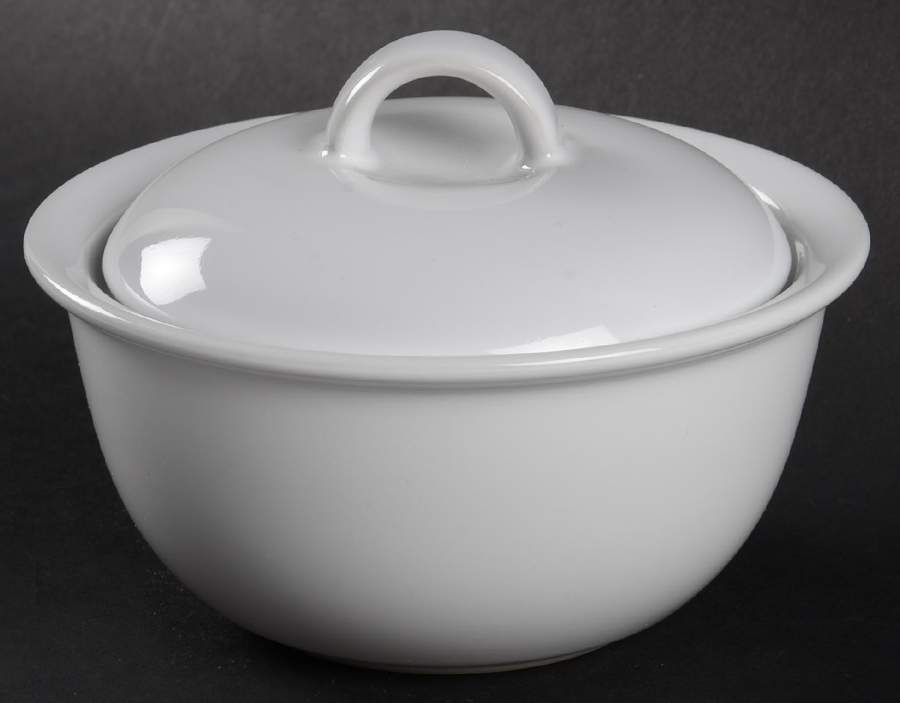 White Cliff Sugar Bowl & Lid by Mikasa-1