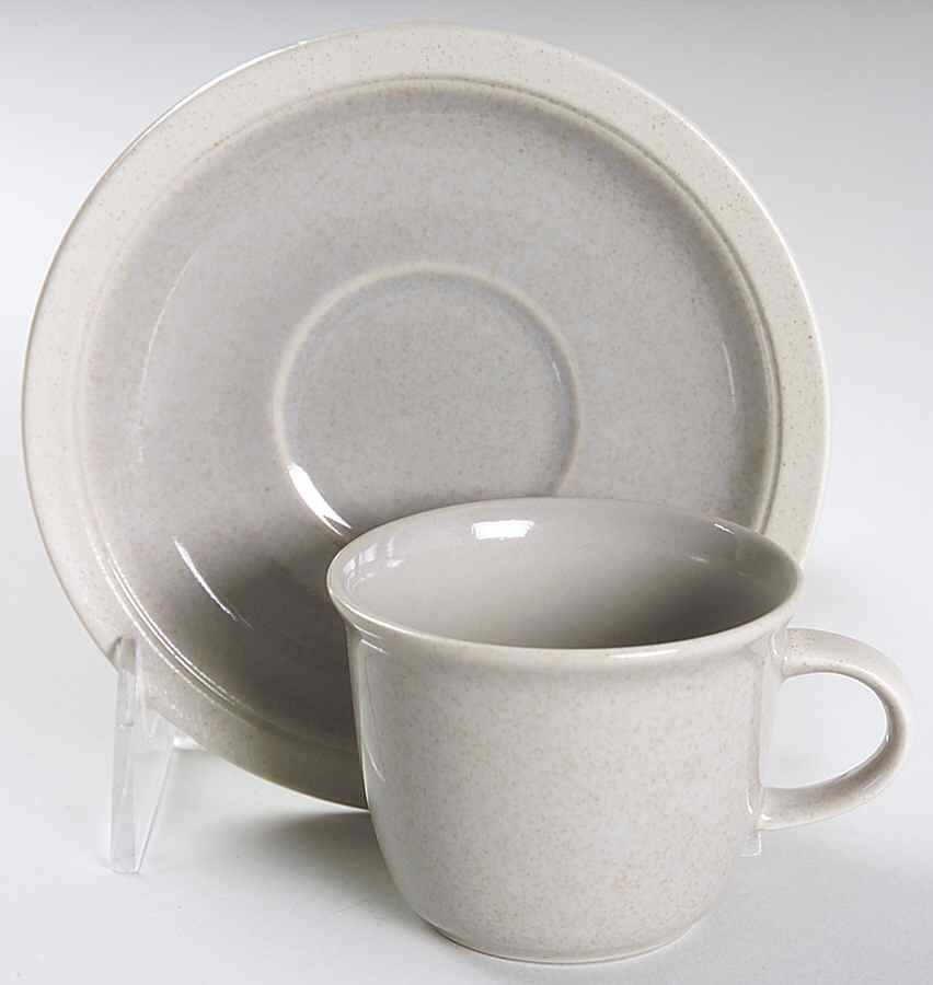 Newport Mist Espresso Cup and Saucer Set by Mikasa-1